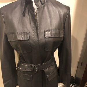 Beautiful Ellie Tahari Soft leather jacket.